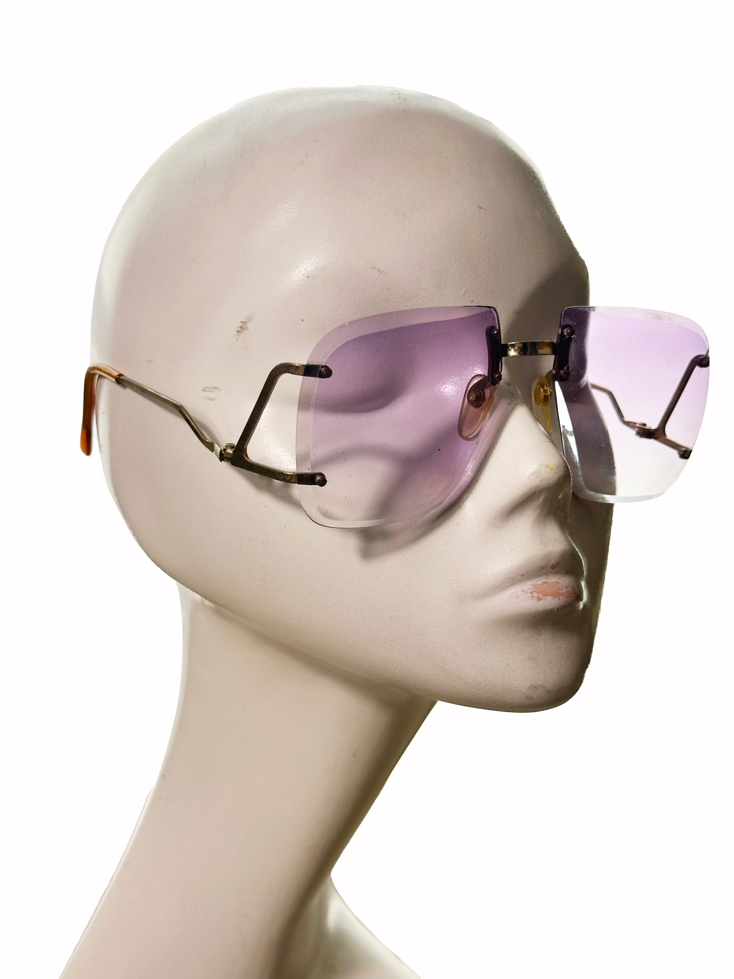 Butterfly Eposed Edge Frames 1970s Blue Gradient