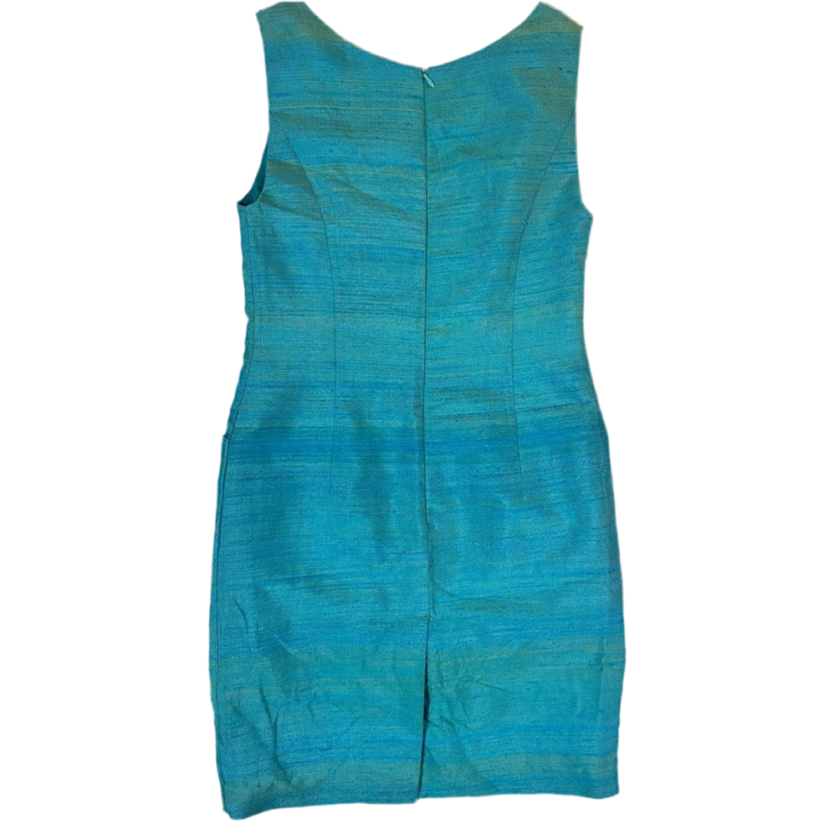 Vintage Emerald Isle Raw Silk Sheath Dress