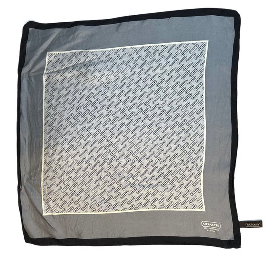 Coach Logo Head Scarf