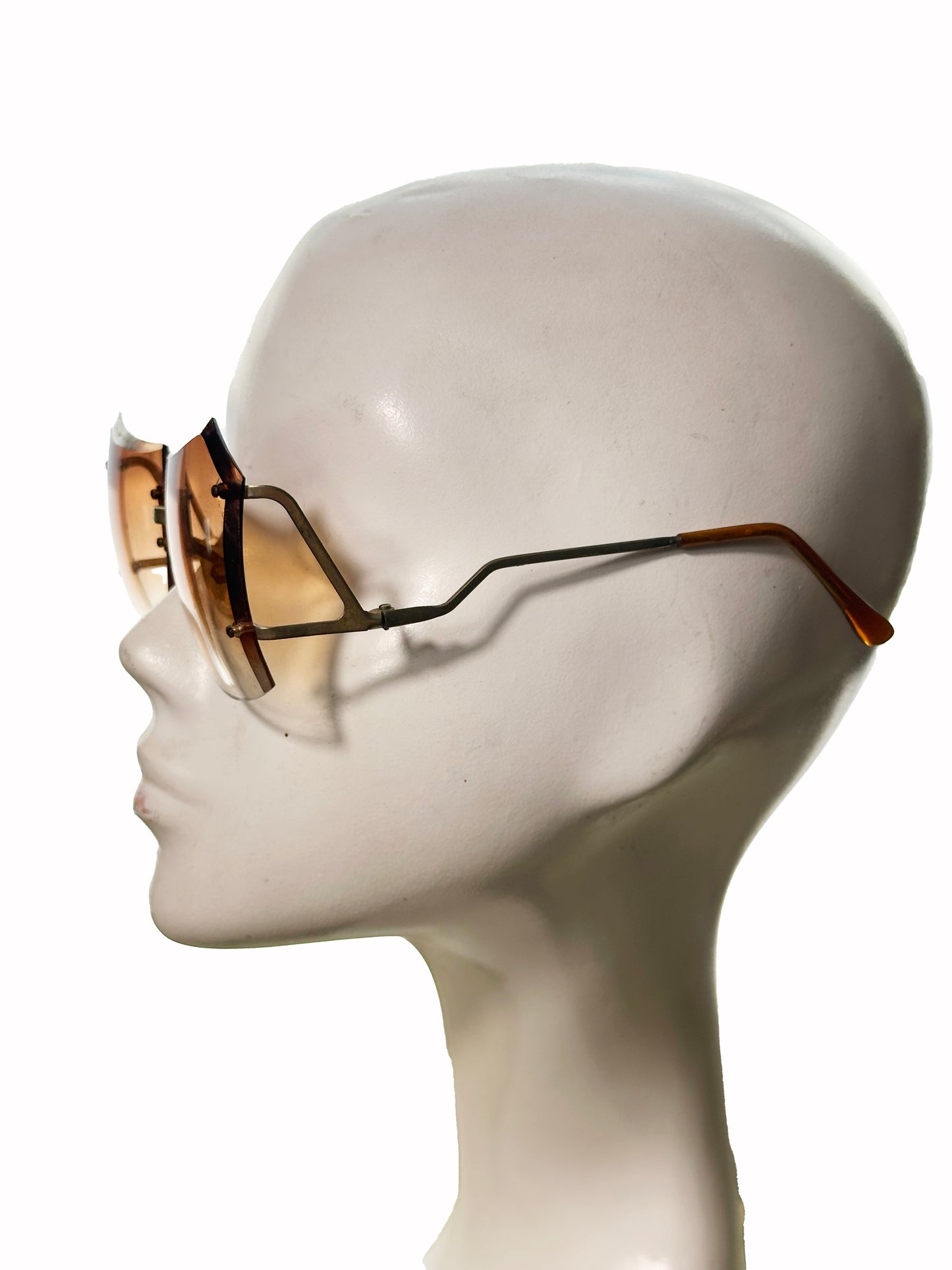 Vintage Butterfly Gradient Sunglasses Orange Sunset