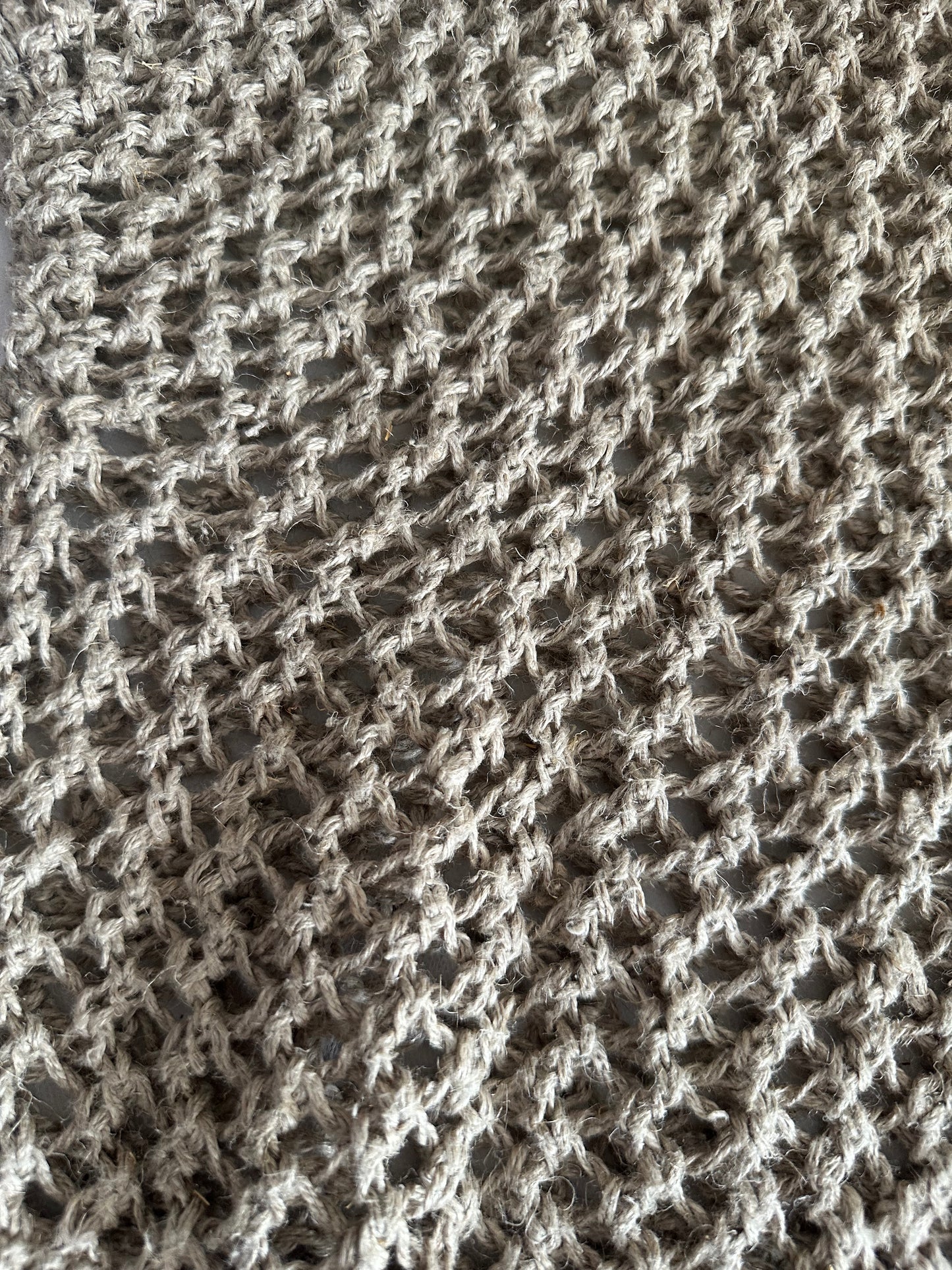 Amen Wardly Linen Crochet Knit Sweater Made in Italy