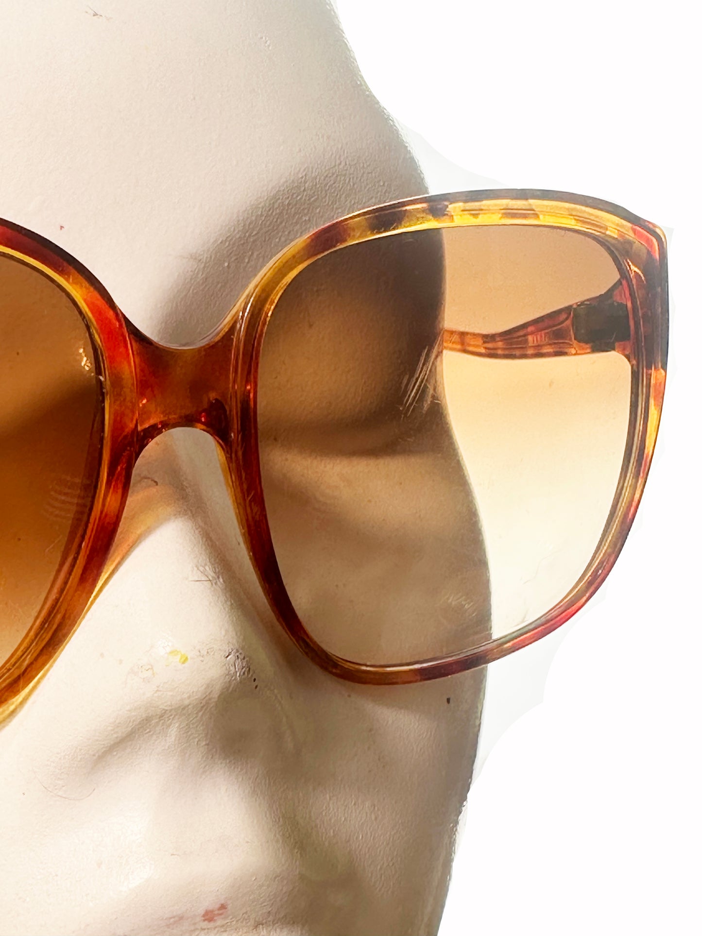 1970s Cat Eye Vintage Sunset Lenses Tortoise Frame